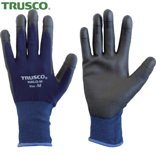 トラスコ TRUSCO 作業手袋 指先補強 ウレタン背抜き手袋 M(1双) 品番:NALG-M