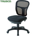 トラスコ TRUSCO オフィスチェア MC-2 背面メッシュタイプ ブラック (1脚) 品番:MC-2-BK