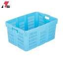 岐阜プラスチック工業 リス メッシュコンテナ 130026 プラスケットNo.900本体93Lブルー金具なし 青 (1個) 品番:NO-900 B