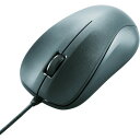 エレコム USB光学式マウス Mサイズ ブラック (1個) 品番:M-K6URBK/RS