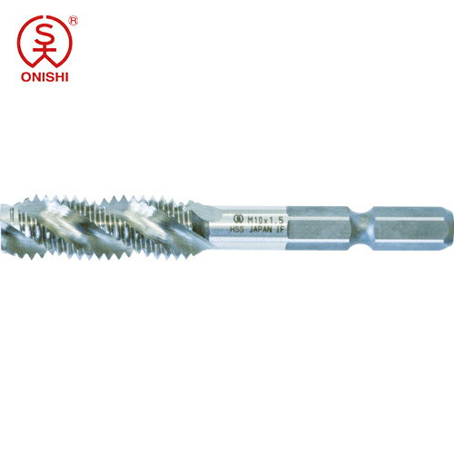 大西 六角軸スパイラルタップM12×1.75 (1本) 品番：NO28S-M12X1.75