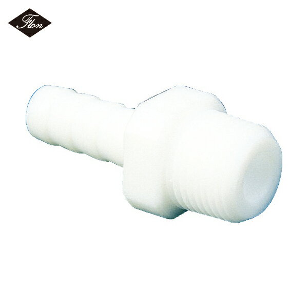 フロンケミカル PTFE ハーフオスチューブジョイント 竹の子外径6φ×R1/4 (1個) 品番：NR0078-002