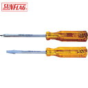 新亀製作所 サンフラッグ 角軸貫通ドライバー10.0X300mm (1本) 品番:NO.215-10.0-300