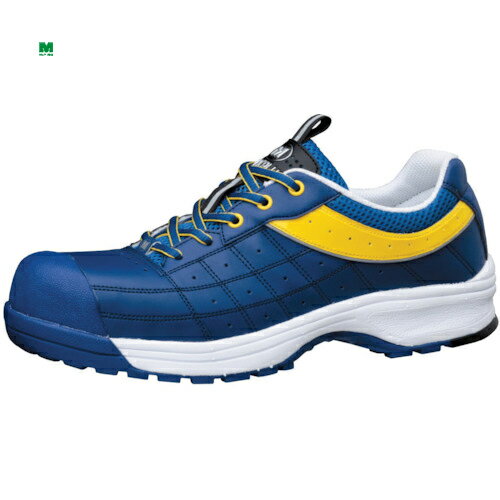 ミドリ安全 トウガード付 ワイド樹脂先芯入りスニーカー MPN-902 26.0 (1足) 品番：MPN-902-BL/Y-26.0