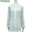 【6/22 20:00~6/27 01:59迄 ポイント2倍 お買い物マラソン】 トラスコ TRUSCO 虫よけメッシュパーカー L~LLサイズ ホワイト (1着) 品番:MPK-F2-W