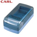 カール 名刺整理器 No.860E-B ブルー 収容枚数600枚 (1個) 品番:NO.860E-B