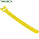 トラスコ TRUSCO ケーブルタイ マジックバンド ストラップ 黄 15cm 4本入り (1袋) 品番:MKS-1915-Y