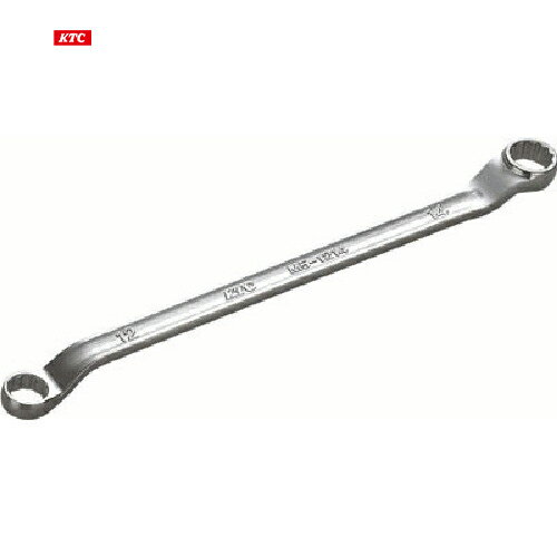 【6/22 20:00〜6/27 01:59迄 ポイント2倍 お買い物マラソン】 KTC 京都機械工具 プロ用 45°×6°ロングめがねレンチ 対辺寸法17mm×19mm 厚さ287mm (1丁) 品番：M5-1719-F