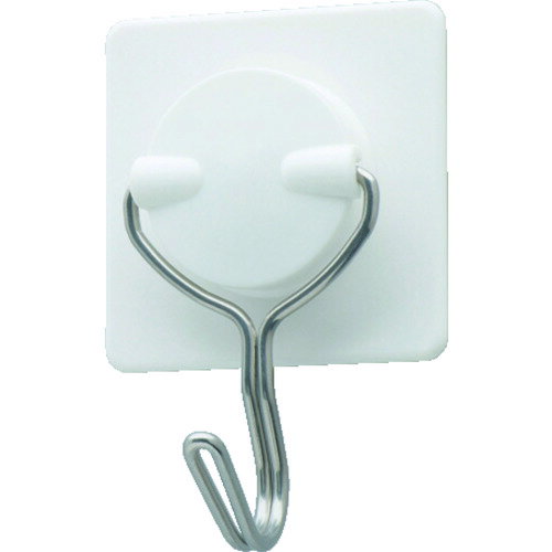 オート 粘着自在フック白(2個パック) (1Pk) 品番：OH-7N