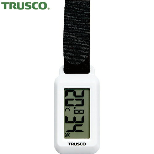 TRUSCO(トラスコ) 防滴型ポータブル温湿度計 ウィズモ (1個) 品番：PTH-DP