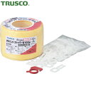 トラスコ TRUSCO 手締用PPバンド ストッパー付 幅15.5mm×長さ100m巻 黄 (1巻) 品番:PP-100S