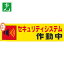 光 セキュリティシステム作動中0.2×180×50 (1枚) 品番：RE1900-5