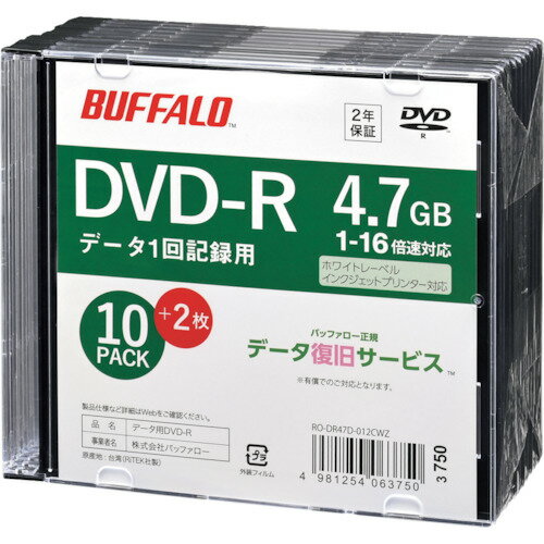 バッファロー 光学メディア DVD-R PC