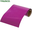 トラスコ TRUSCO 配管用ステッカー 配管識別テープ 赤紫(2.5RP4/12)100mm幅×1m (1巻) 品番:RAH-509M