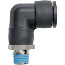 潤工社 ワンタッチ継手Mシリーズ エルボ 10mm PT1/4 (1個) 品番:PLBM-10-PT1/4-PM