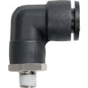 潤工社 ワンタッチ継手Mシリーズ エルボ 10mm PT1/8 (1個) 品番:PLBM-10-PT1/8-PM