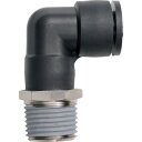 潤工社 ワンタッチ継手Mシリーズ エルボ 12mm PT1/2 (1個) 品番:PLBM-12-PT1/2-PM