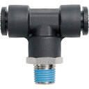 潤工社 ワンタッチ継手Mシリーズ テー 6mm PT1/4 (1個) 品番:PTAM-6-PT1/4-PM