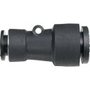 潤工社 ワンタッチ継手Mシリーズ 異径ユニオン 10mm-8mm (1個) 品番:PUM-10-8-PM