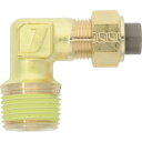 潤工社 黄銅製継手(ミリ系列) エルボ 8×6mm PT3/8 (1個) 品番:PL-8X6-PT3/8-BS