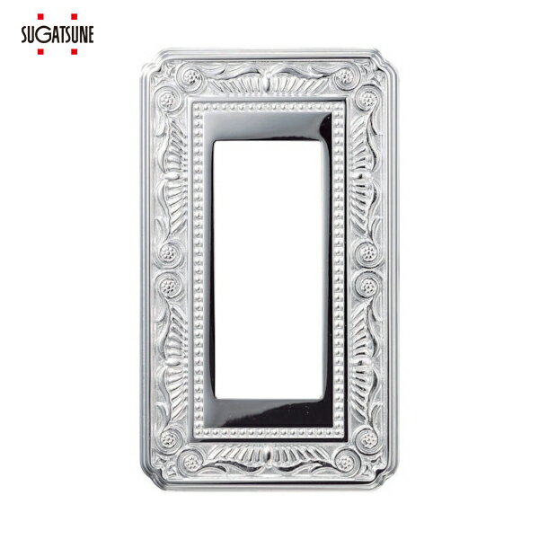 スガツネ工業 SUGATSUNE （210025952）PXP-F-01361-CBスイッチプレート・コンセントプレート (1式) 品番：PXP-F-01361-CB