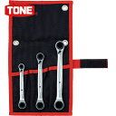 TONE トネ 4ウェイラチェットめがねレンチセット 3pcs (1S) 品番:RMW300