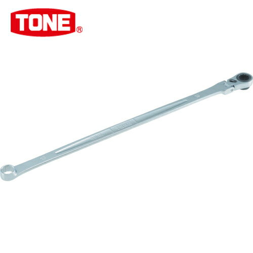 TONE(トネ) 超ロング首振ラチェットめがねレンチ 19mm (1丁) 品番：RMA-19L