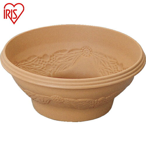 アイリスオーヤマ IRIS 191711 レリーフボールプランター テラコッタブラウン 360 (1個) 品番：RBP-360-TB