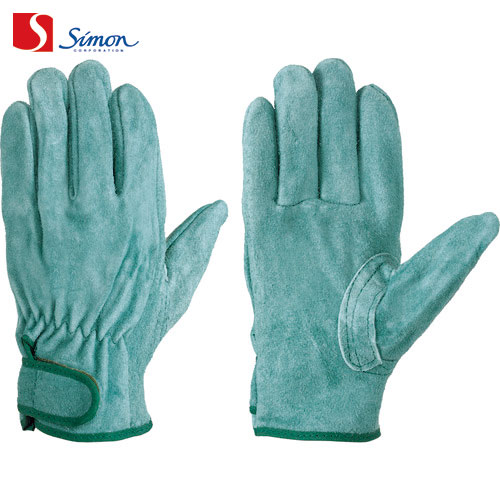 シモン 作業手袋 革手袋 牛床革オイル加工手袋 OIL-717 LL (1双) 品番：OIL-717 LL 作業用手袋 牛革手 ..