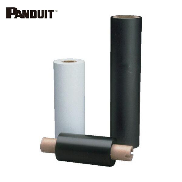 パンドウイット PANDUIT 熱転写プリンタ用インクリボン レジン 黒 (1個) 品番：RMER4BL