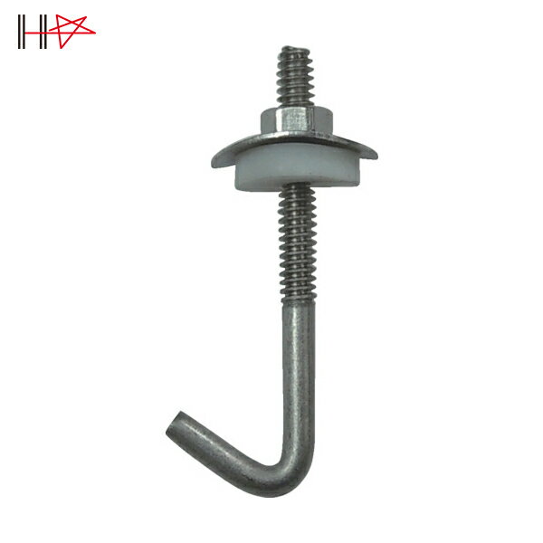 ダイドーハント 波板用ボルト ステンレス フックボルトセット 3/16×38 （10個入） (1袋) 品番：10102267