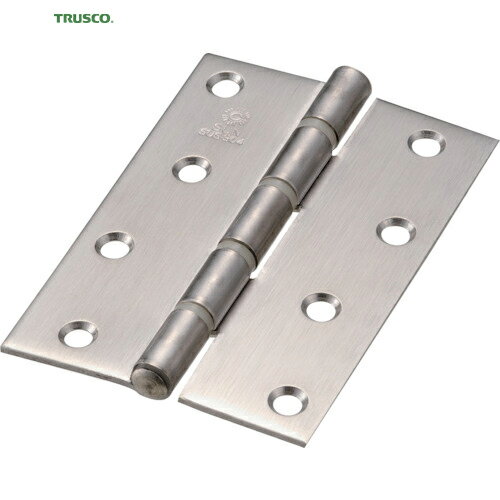 トラスコ TRUSCO ステンレス製厚口蝶番 ナイロンリング入 全長102mm （4個入） (1袋) 品番：ST-888NR-102HL