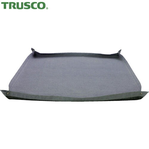 トラスコ TRUSCO スパッタシートアルファー グレー 1号 920×920 四隅ドットボタン付き (1枚) 品番：SPS..