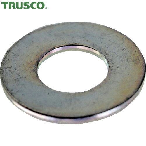 TRUSCO(トラスコ) 平ワッシャー JIS 三価白 M6 1100個入 ヘキサゴンパック (1缶) 品番：S107-0006