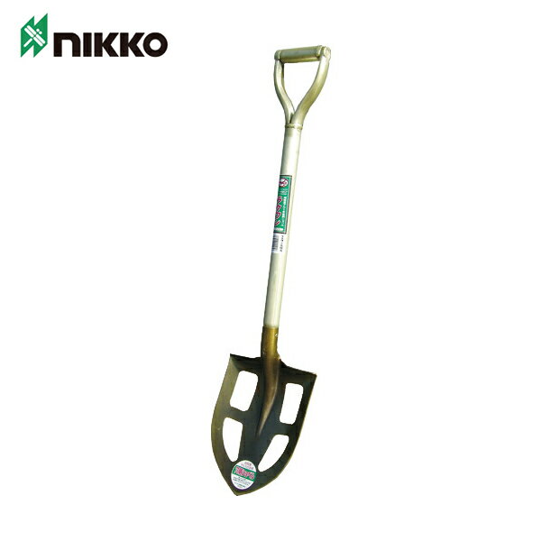 トンボ工業 TOMBO アルミ柄ショベル ラクワン穴明丸 (1本) 品番：SAPRH