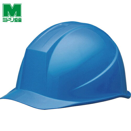 ミドリ安全 ABS製ヘルメット ブルー (1個) 品番：SC-11BRA-BL