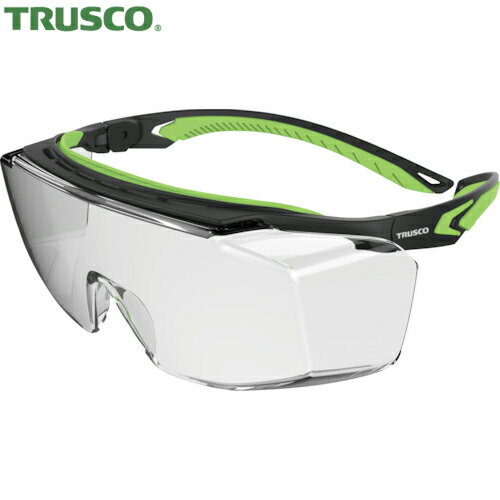 TRUSCO(トラスコ) まとめ買い 一眼型オーバーセーフティグラス(ひさし付きタイプ)10個 (1組) 品番：SS2027X10P