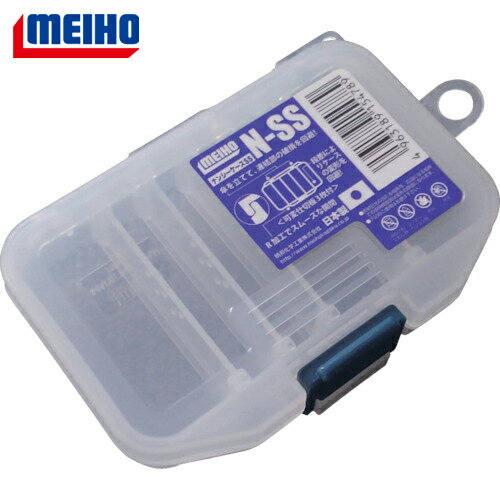 【6/22 20:00〜6/27 01:59迄 ポイント2倍 お買い物マラソン】 明邦化学工業 MEIHO 工具箱 パーツケース ナンシーケースSS (1個) 品番：SSN