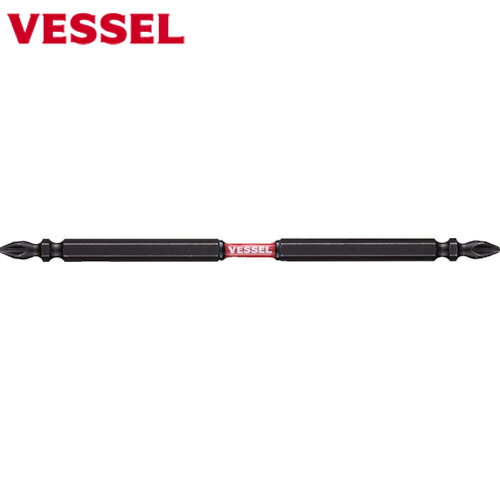 ベッセル VESSEL サキスボトーションビットSST 2本組（両頭）+2×150mm (1Pk) 品番：SST142150