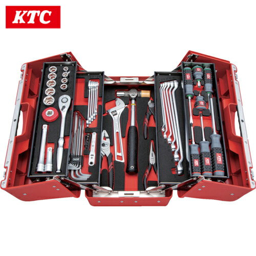 KTC(京都機械工具) 工具セット(両開きプラハードケースタイプ) (1S) 品番：SK4520P