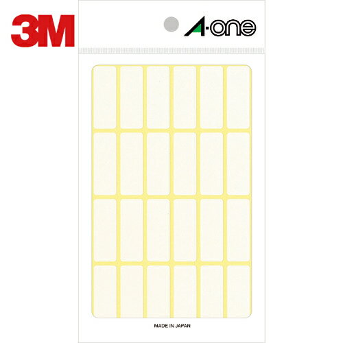 3M スリーエム エーワン フリーラベル白無地12×33 24面×15シート360片入 (1Pk) 品番：06003