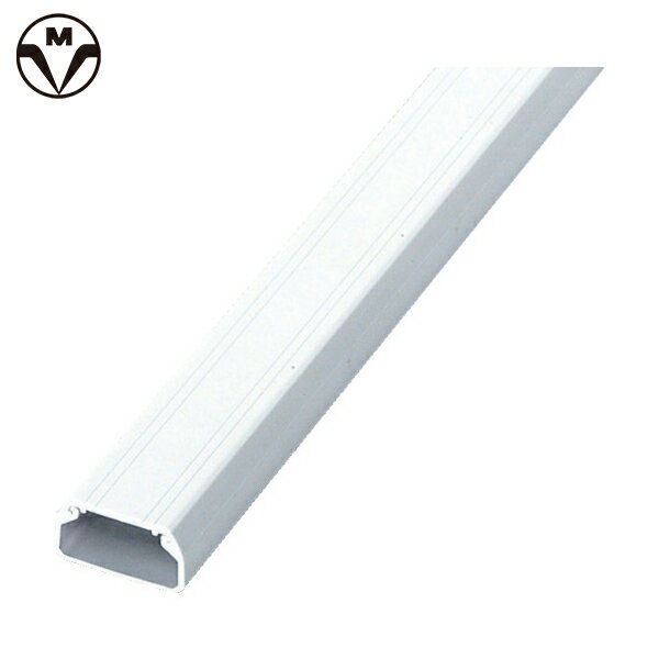 マサル工業 ケーブルカバー 壁用 ニュー・エフモール 4号 ホワイト (1個) 品番：SFM42