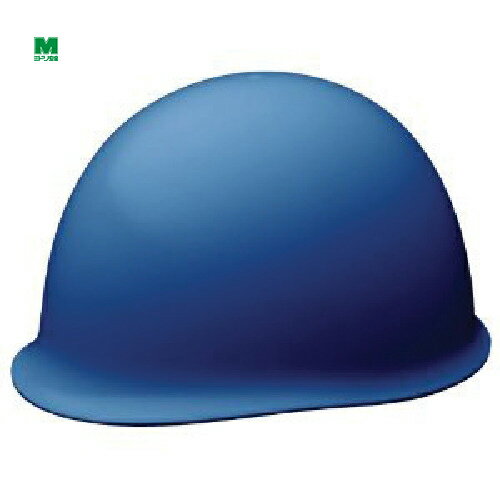 ミドリ安全 つば無しヘルメット ABS製ヘルメット ブルー (1個) 品番：SC-MBRA-BL