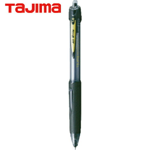 楽天工具ランドタジマ すみつけボールペン（1.0mm）All Write 黒 （1本） 品番：SBP10AW-BLA