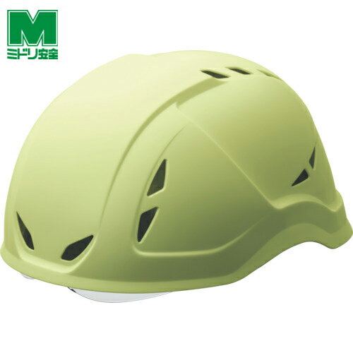 ミドリ安全 ヘルメット 軽作業帽 シールド面 通気孔付 (1個) 品番:SCL-400VS-GR