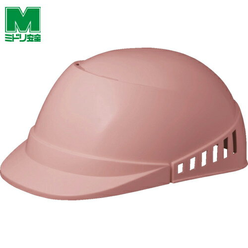ミドリ安全 ヘルメット 軽作業帽 通気孔付 SCL-100A ピンク (1個) 品番：SCL-100A-PK