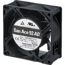 SanAce(山洋電気) ACDCファンセットモデル(92×38mm センサ無) (1台) 品番：ST1-9AD0901M12