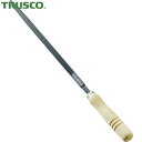 トラスコ TRUSCO 鉄工用ヤスリ 木柄付 丸 中目 刃長300 (1本) 品番:TMA300-02-S