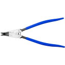 TTC ツノダ KingTTC ツノダ 硬質ビットスナップリングプライヤー軸用 曲爪 バネ付 全長305mm (1丁) 品番:SEB-300P
