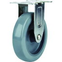 SAMSONG ステンレスキャスター 固定 ウレタン 100mm (1個) 品番:TP5140R-01-PLY